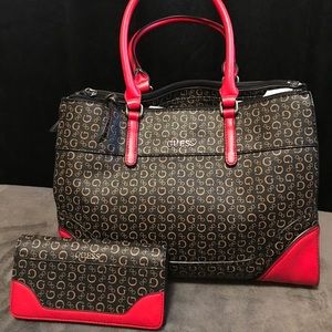 Guess Paradis Carryall Handbag & Matching Wallet